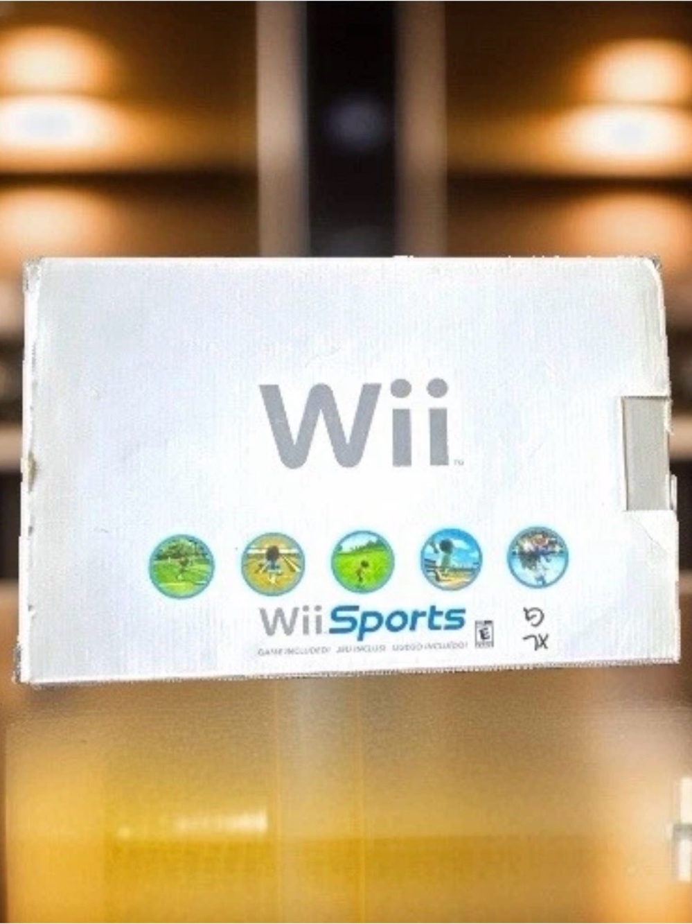 Nintendo Wii Sports White Game Box